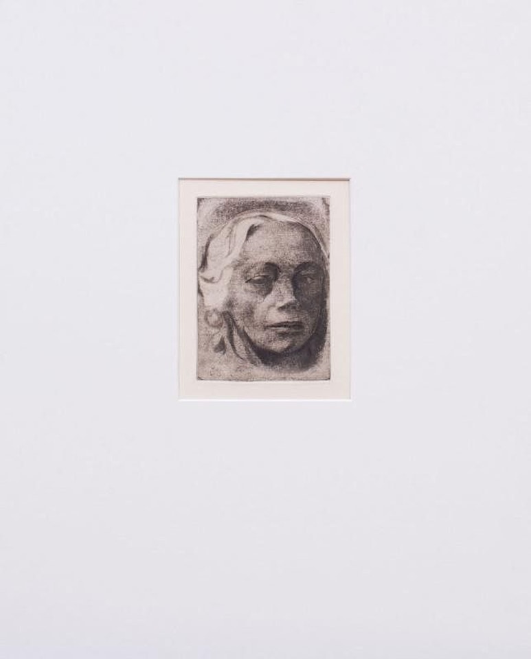 SELF PORTRAIT by Kathe Kollwitz