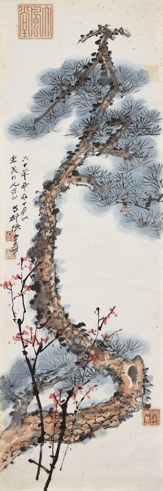 Pine and Plum Blossom by Zhang Daqian