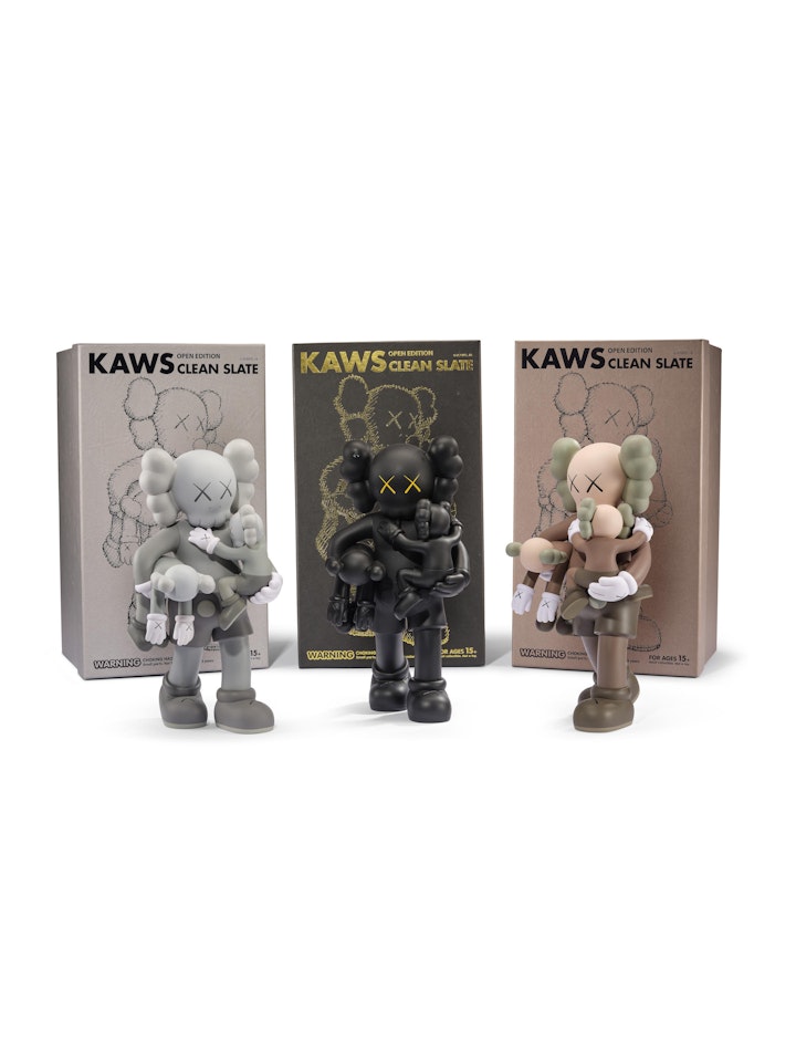 CLEAN SLATE (Set of Three) by Kaws