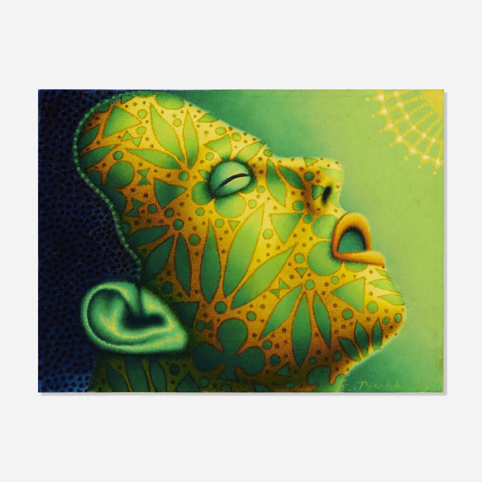 Green Head Two by Ed Paschke