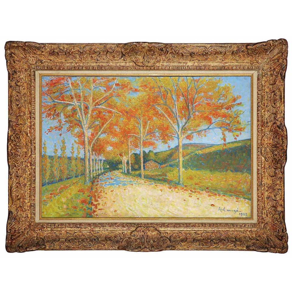 ROUTE D"AUTOMNE by Achille Laugé