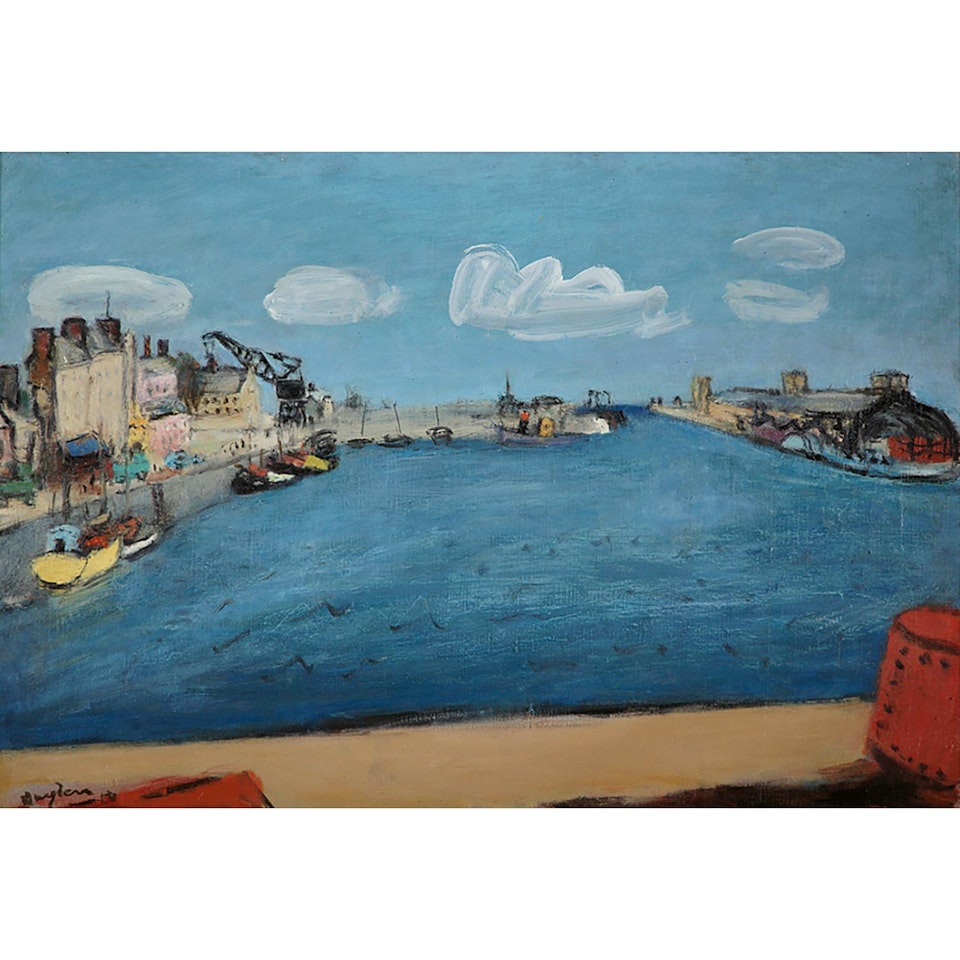 LE PORT DE CHERBOURG by Henri Hayden