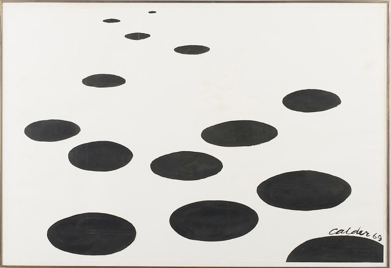 SAUCERS IN PERSPECTIVE by Alexander Calder