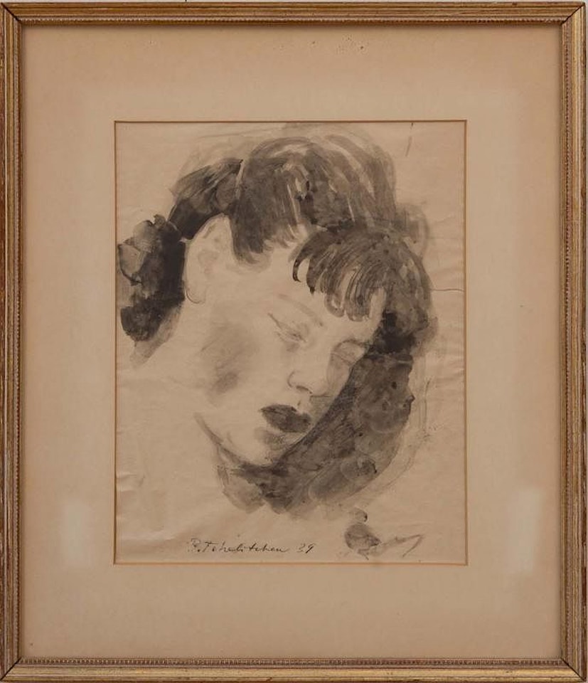PORTRAIT OF A WOMAN; AND UNTITLED by Pavel Tchelitchew