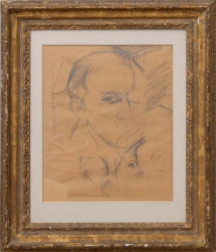 STUDY FOR HARRY JACKSON by Willem de Kooning
