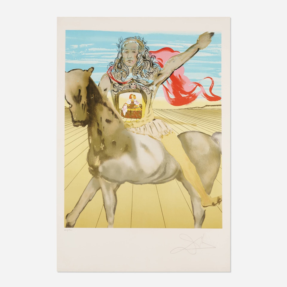 Chevalier surréaliste (Hommage à Velàsquez) by Salvador Dali
