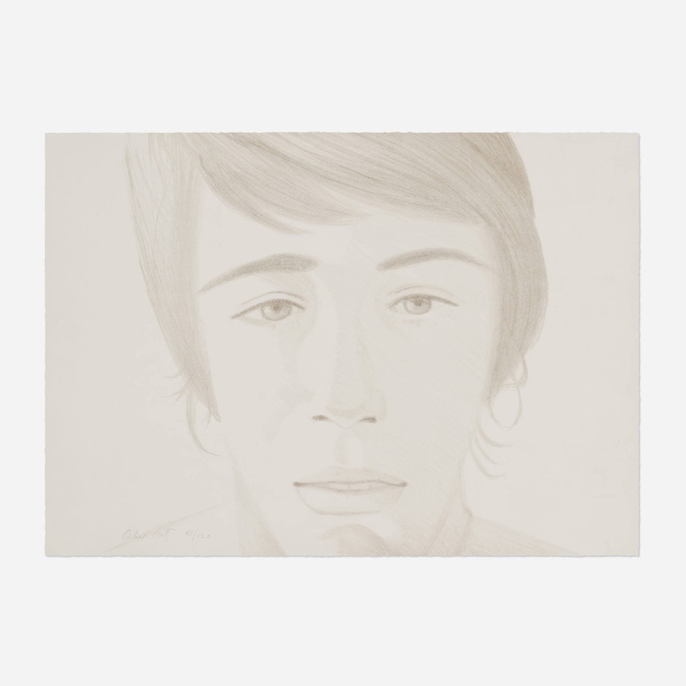Vincent (from the Prints for Phoenix House portfolio) by Alex Katz