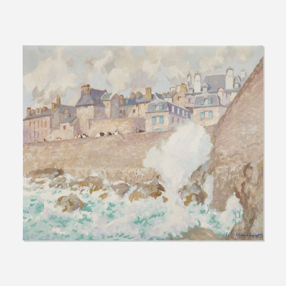 Brittany Seacoast by Jean Julien Lemordant