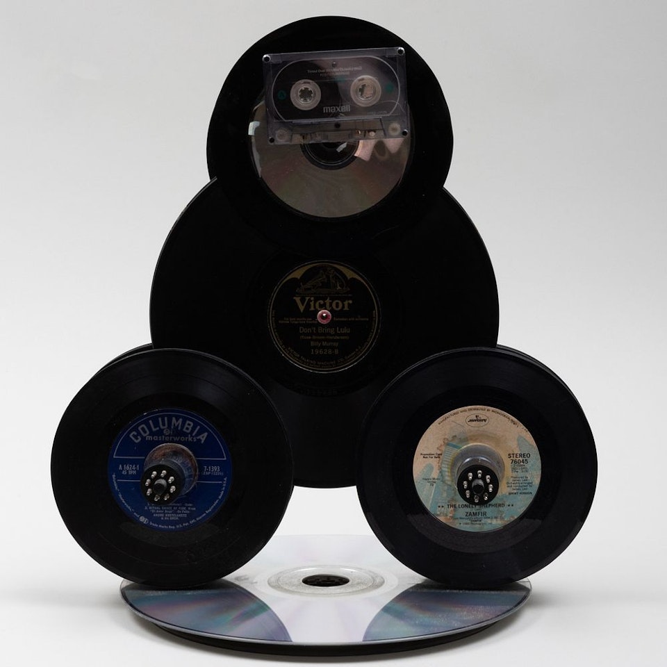 Dharma Wheel Turns by Nam June Paik