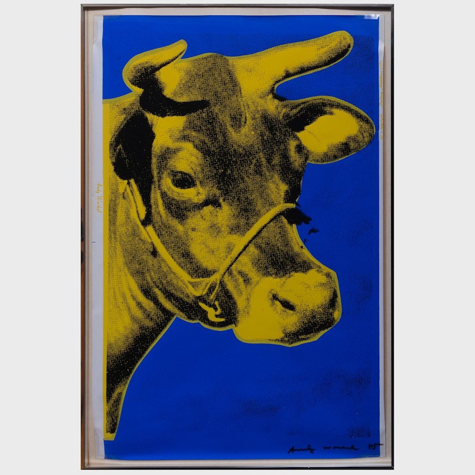 Cow Wallpaper by Andy Warhol