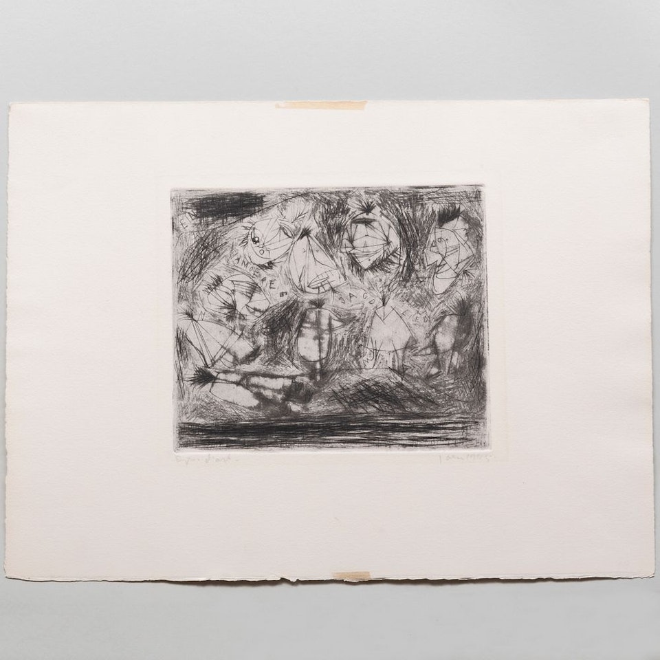 Night song for hunter by Asger Jorn