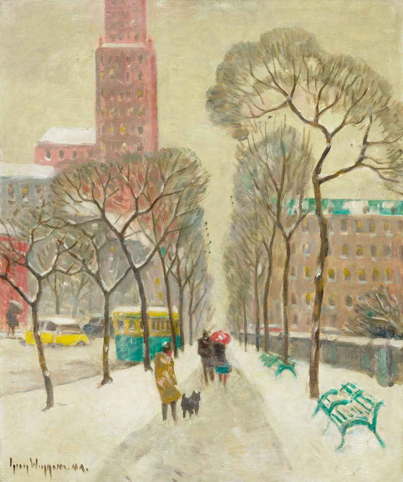 A Walk Along 5th Avenue by Guy Carleton Wiggins