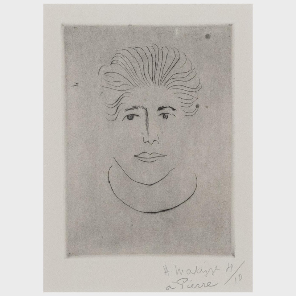 Portrait of Mrs. Matisse by Henri Matisse