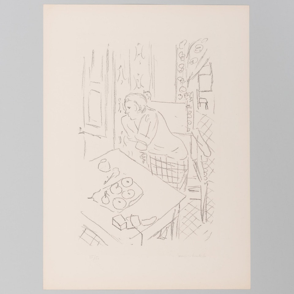 Figure in an interior by Henri Matisse
