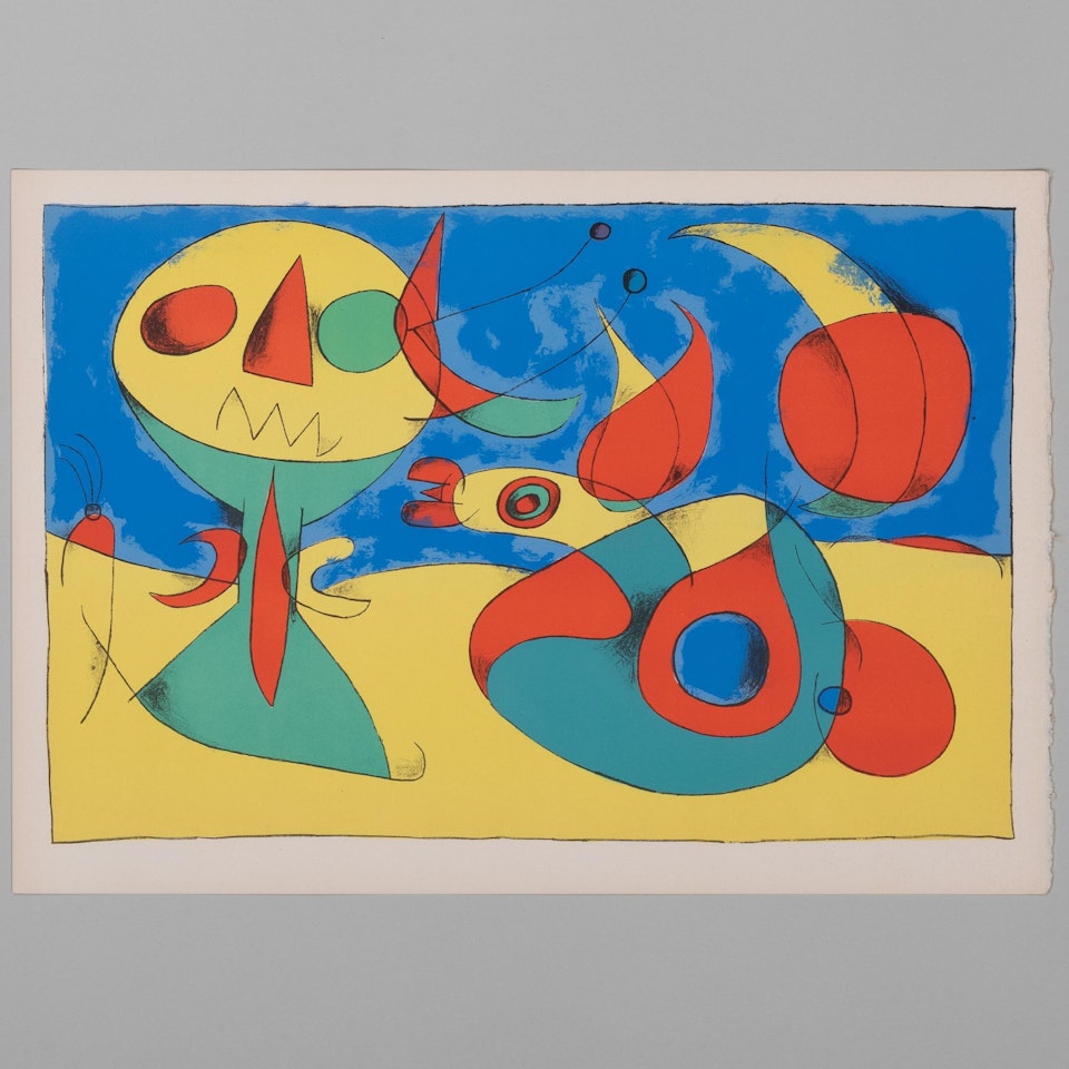 Behind the Mirror, no. 87-88-89 by Joan Miró