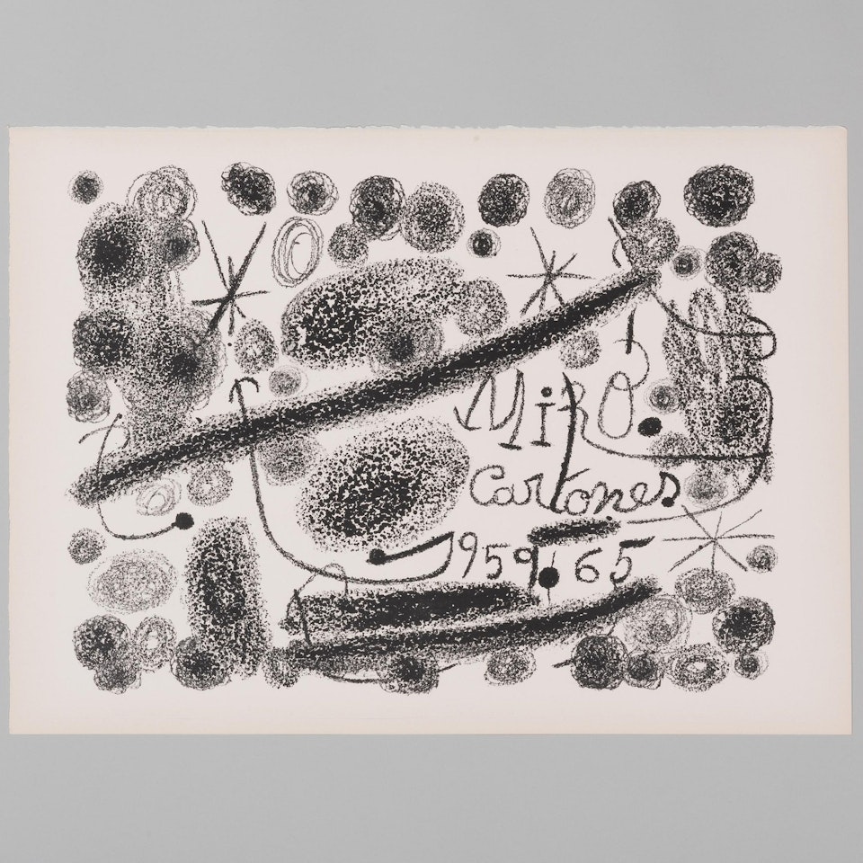 Cover for Cartones by Joan Miró