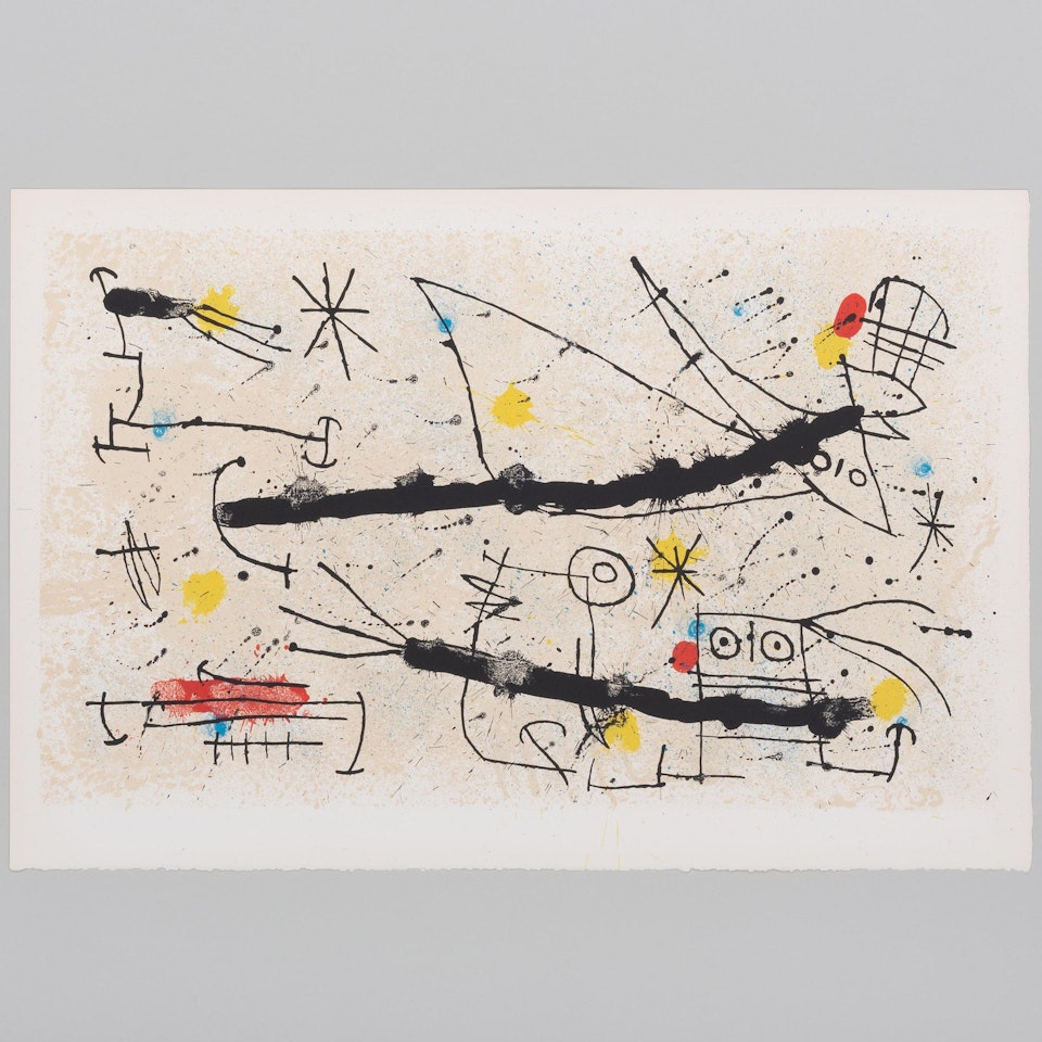 Cover for Some flowers for my friends; and The Large Garden by Joan Miró