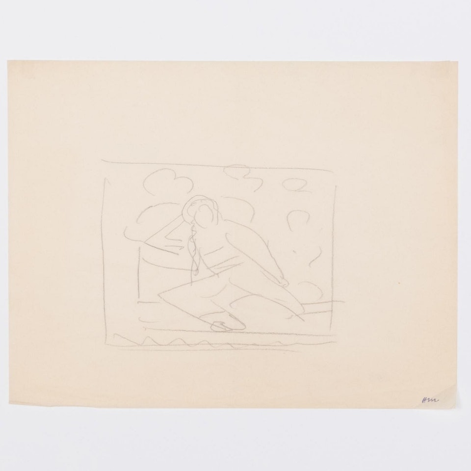 Study for Odalisque in the Turkish armchair by Henri Matisse