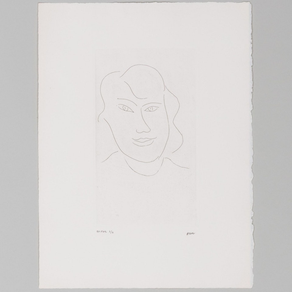 Smiling face by Henri Matisse