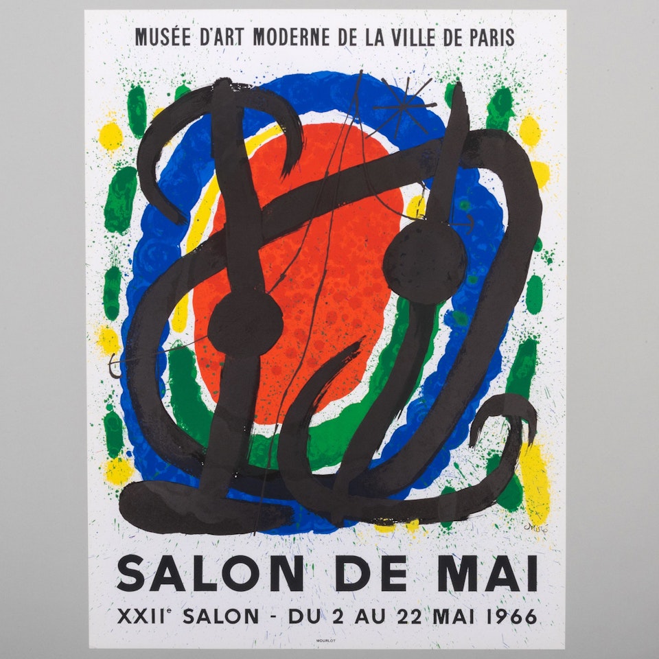 Poster for the Exhibition 'XXII Salon de Mai' by Joan Miró