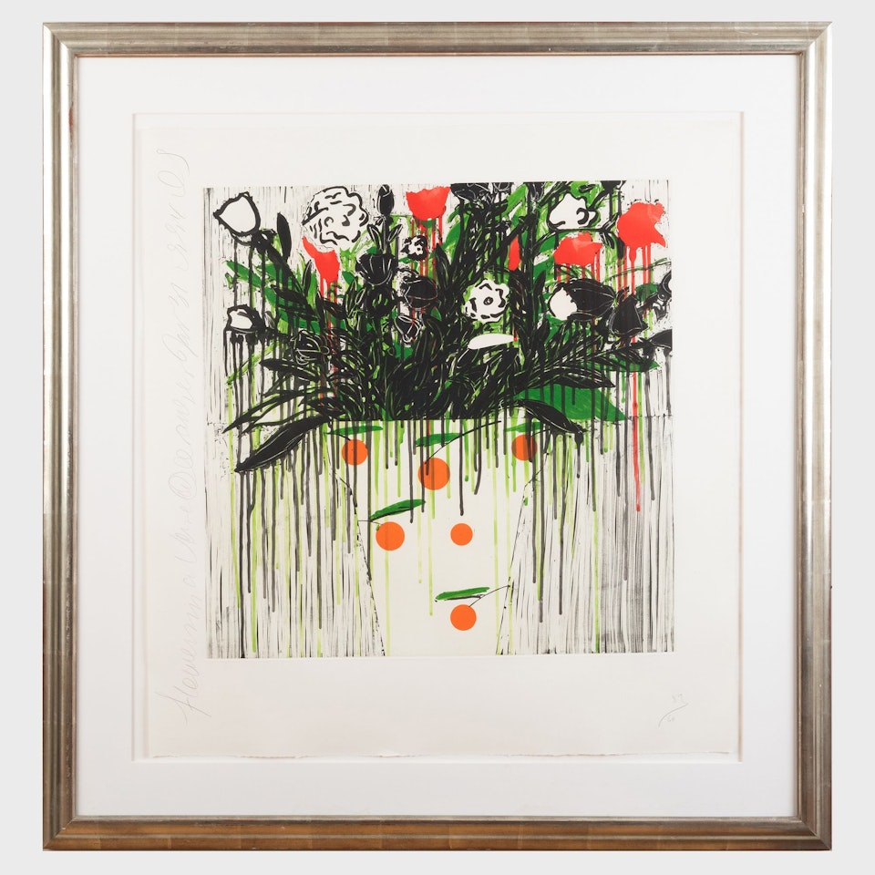 Flowers by Donald Sultan