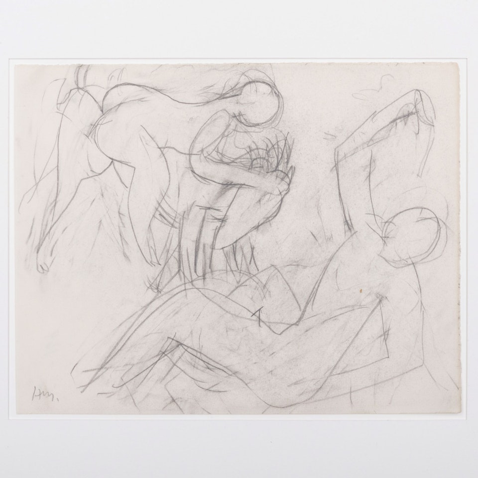 Esquisse-deux nus by Henri Matisse