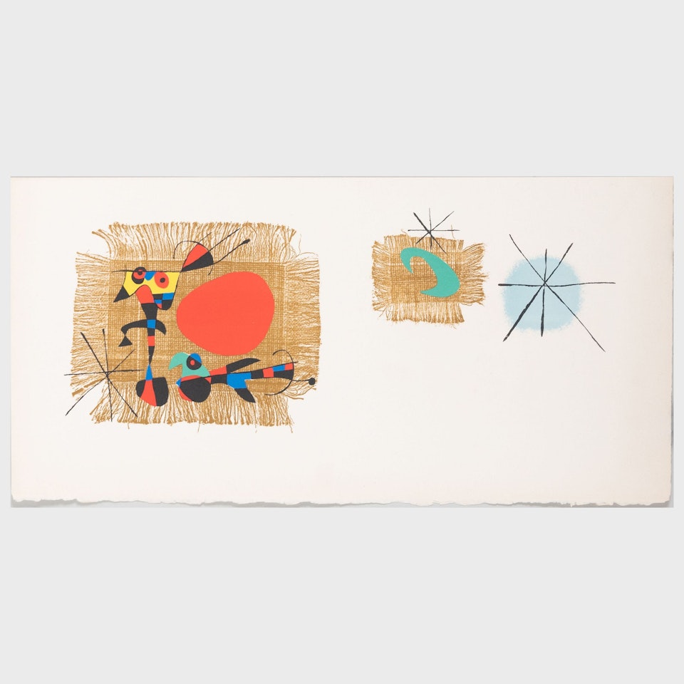 Aimé Maeght's Greetings for 1959 by Joan Miró