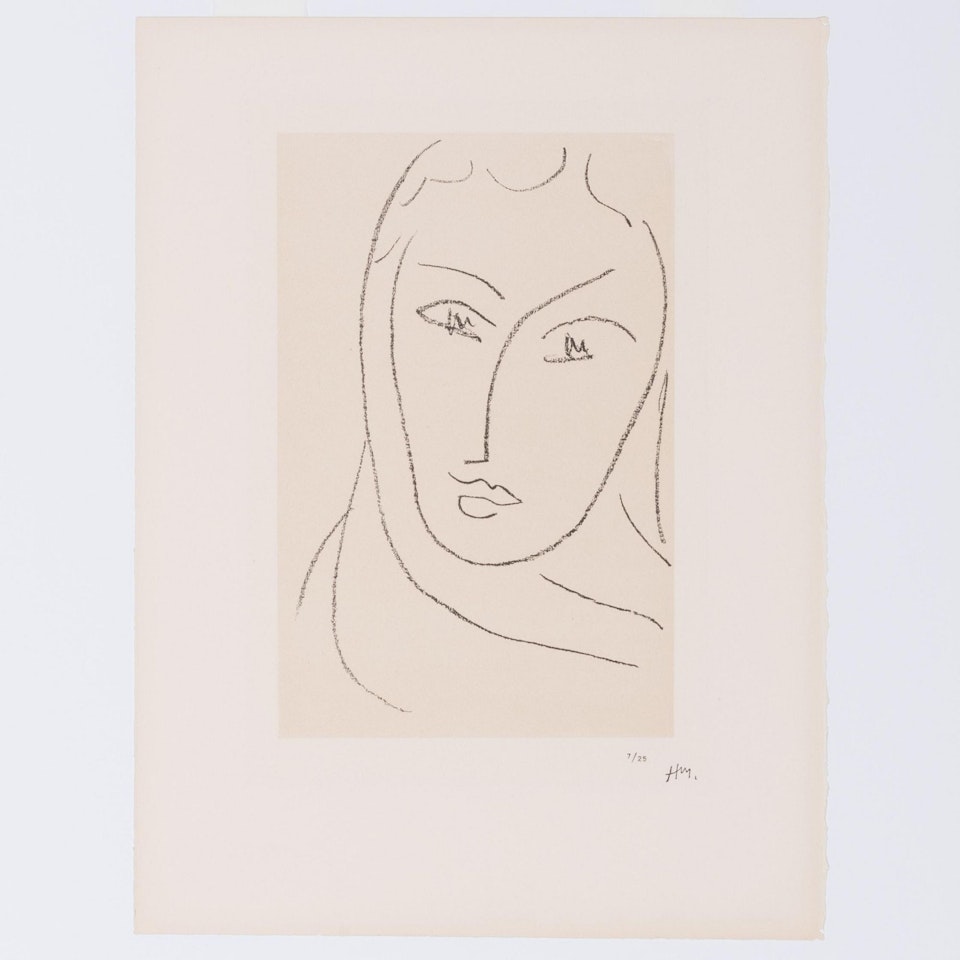 Jeune femme au foulard by Henri Matisse