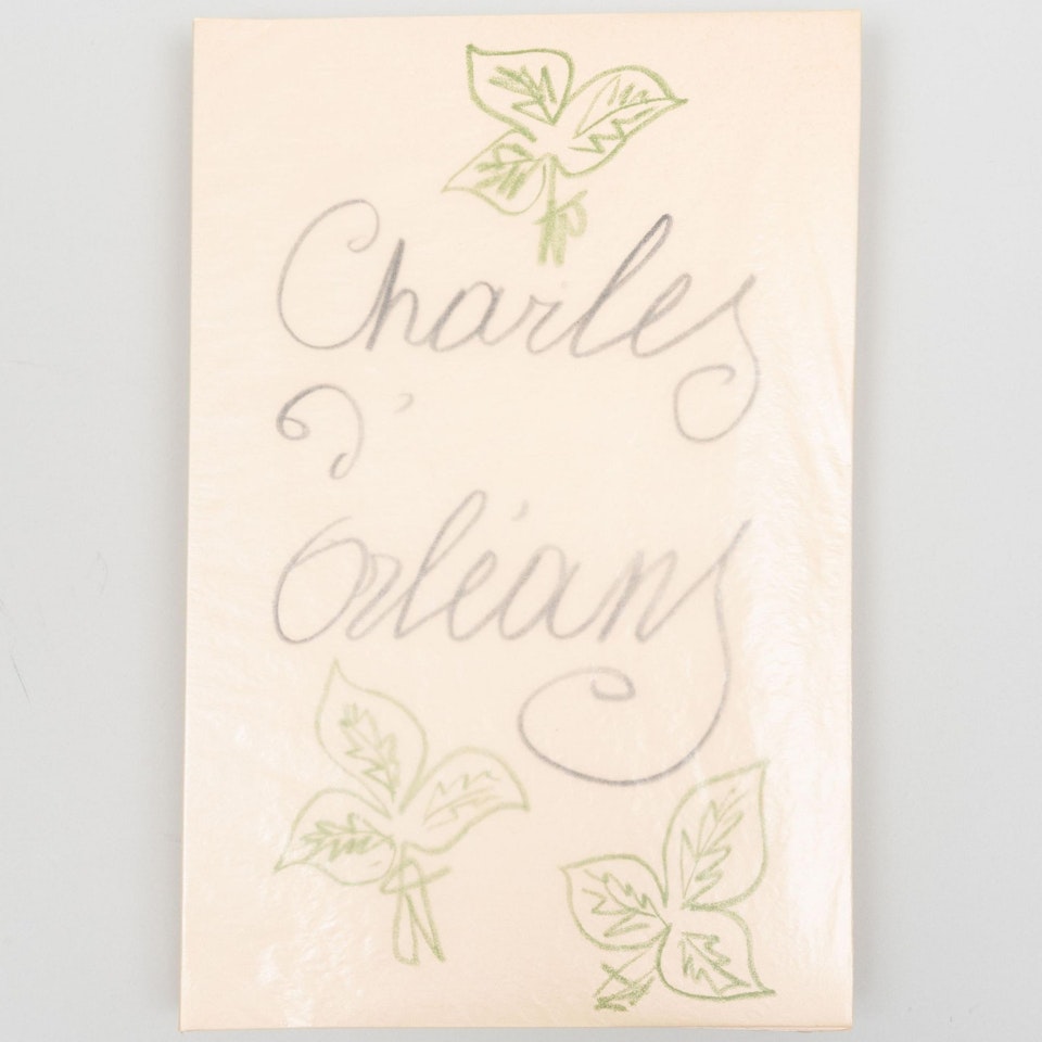 Poems, by Charles d'Orleans by Henri Matisse