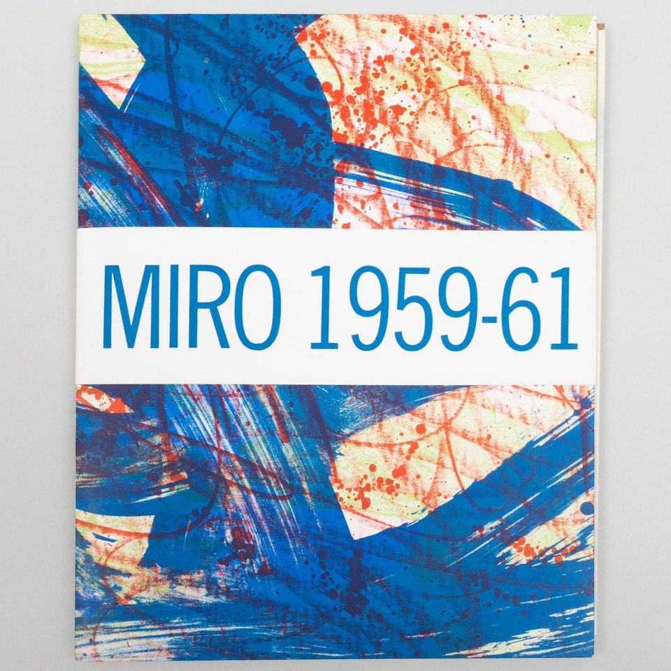 Miró 1959-61 by Joan Miró