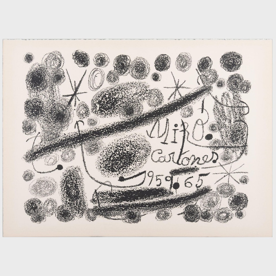 Cover for Cartones by Joan Miró