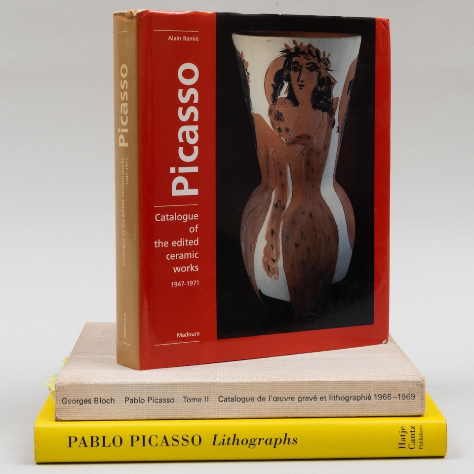 Three Pablo Picasso Catalogues by Pablo Picasso