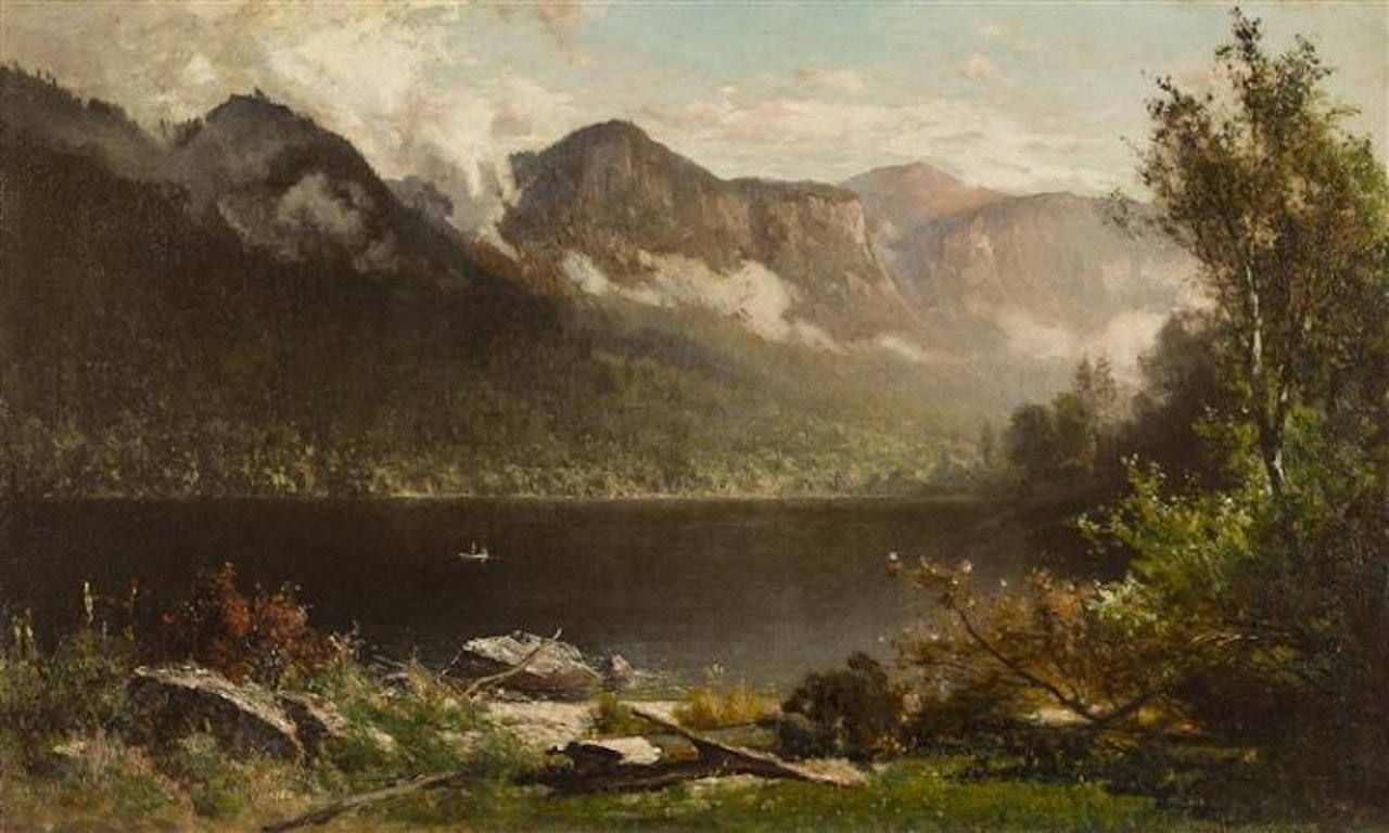 "Lake scene, New Hampshire" by Thomas Hill