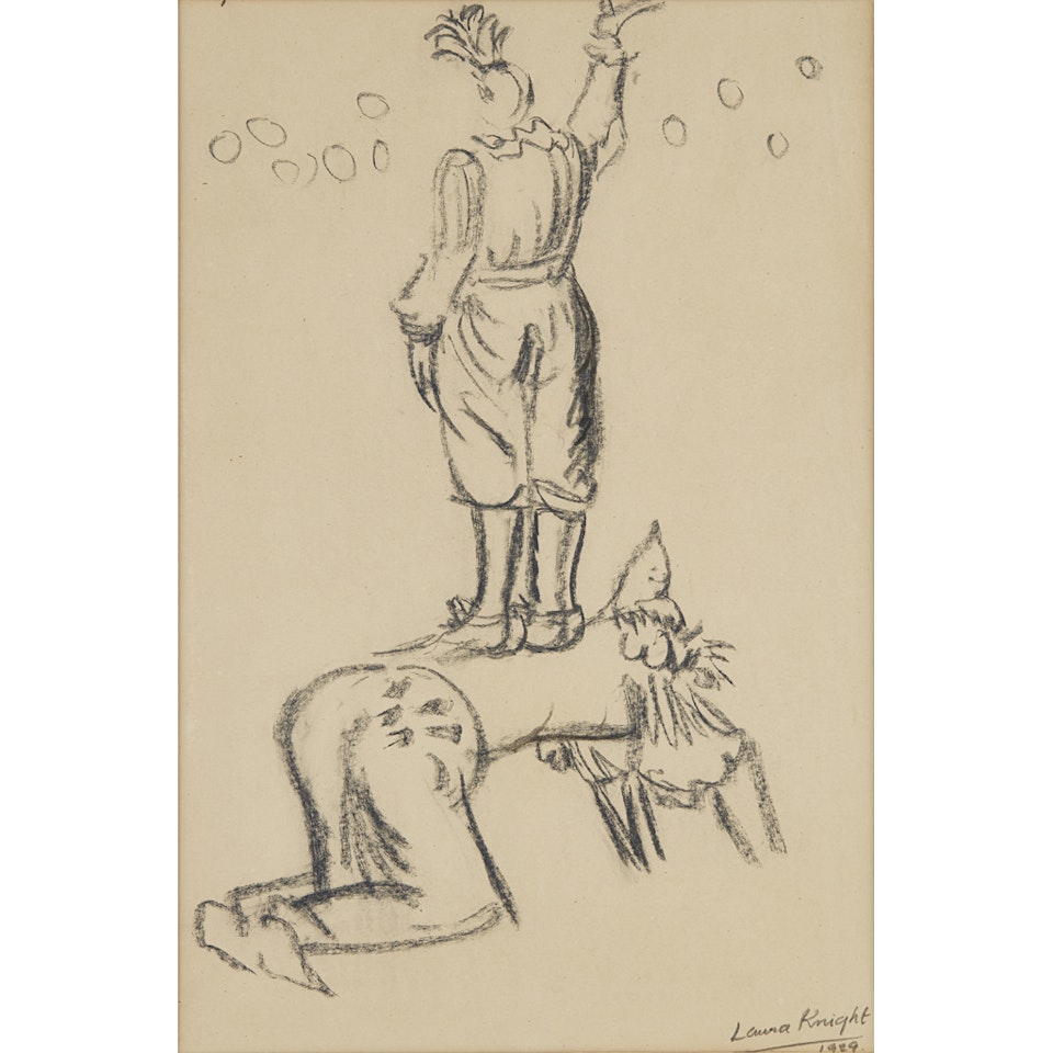 CLOWNS by Laura Knight