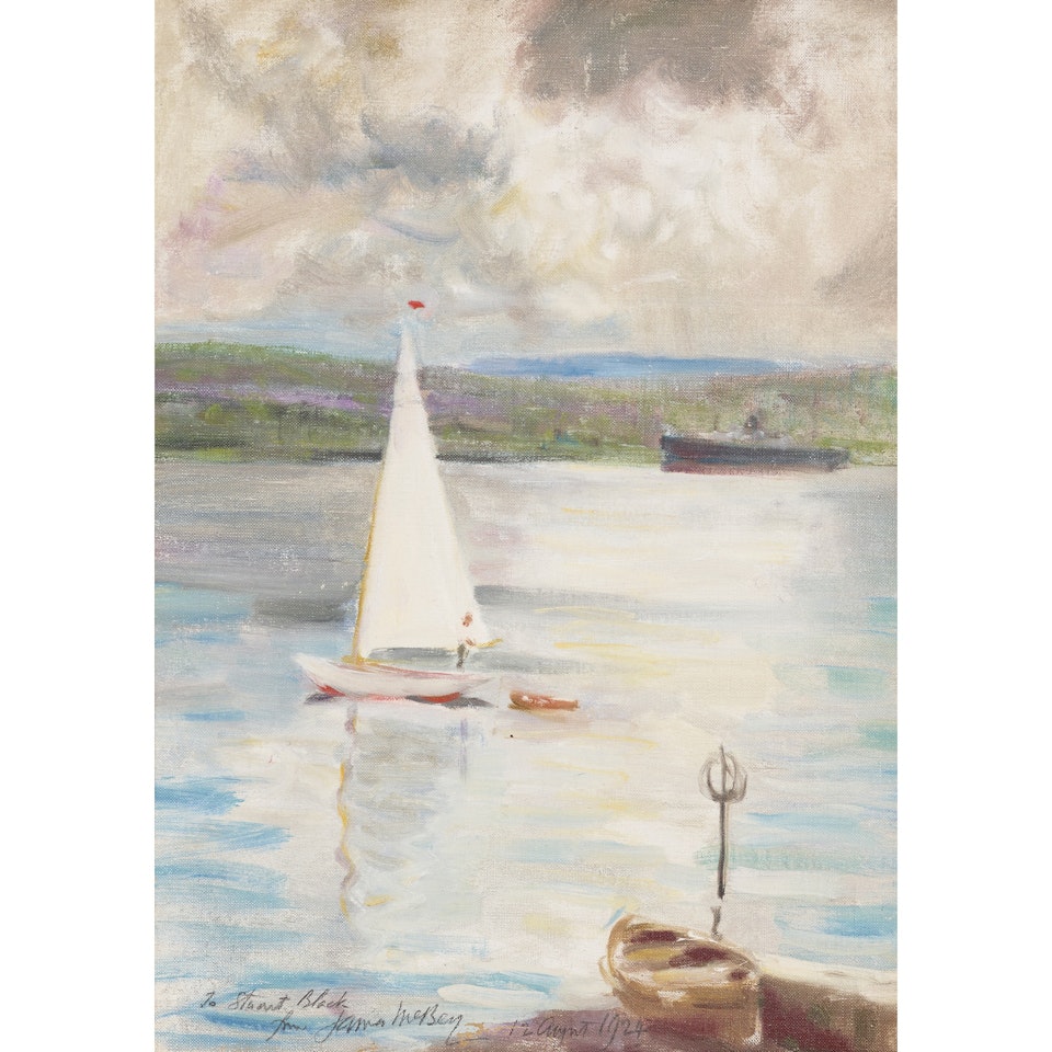 ON THE GARELOCH HELENSBURGH by James Mcbey