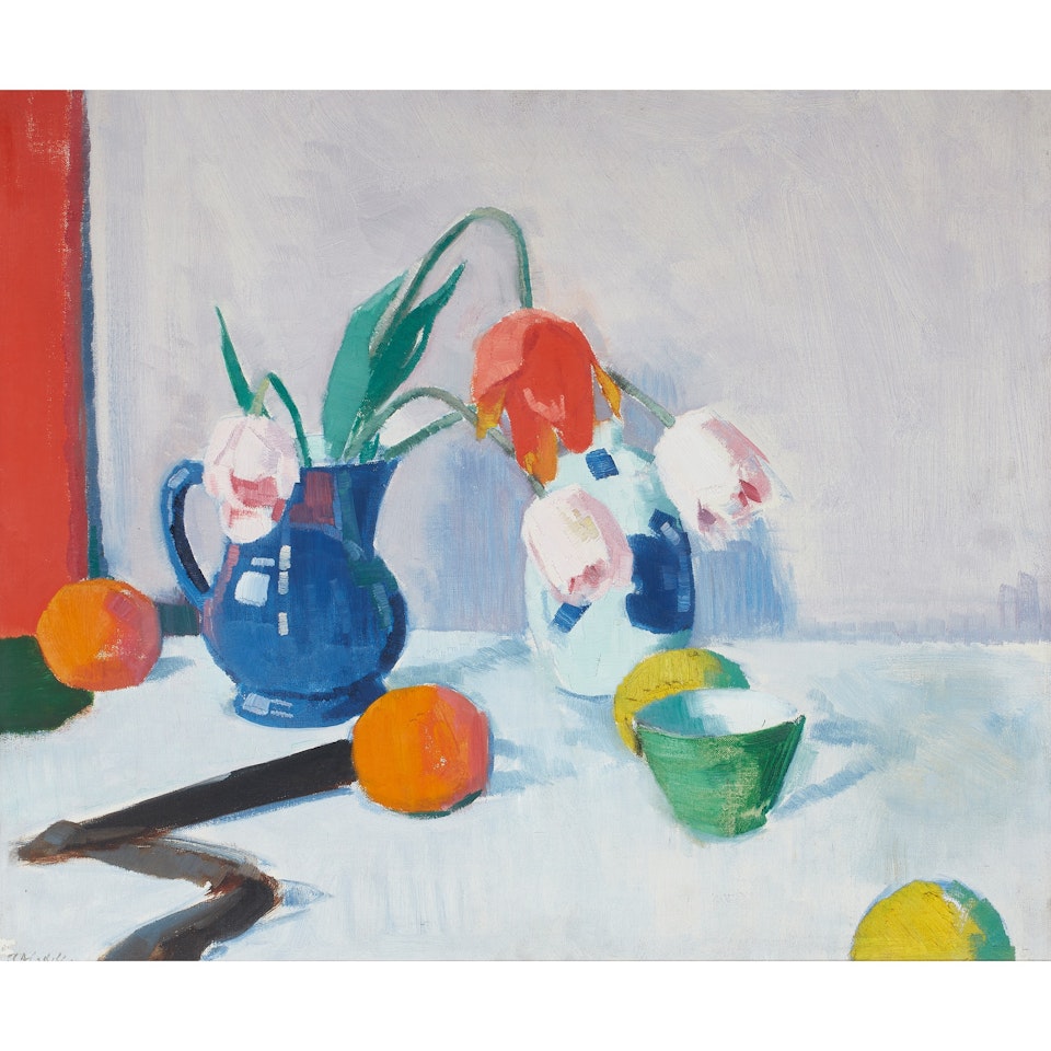 STILL LIFE WITH TULIPS by Francis Campbell Boileau Cadell