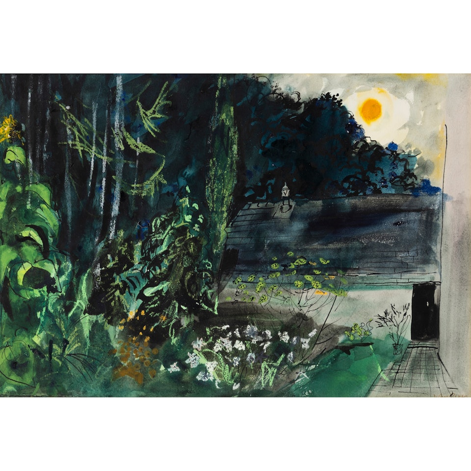 The Garden at Alltsadog, Dyfed, Wales by John Piper