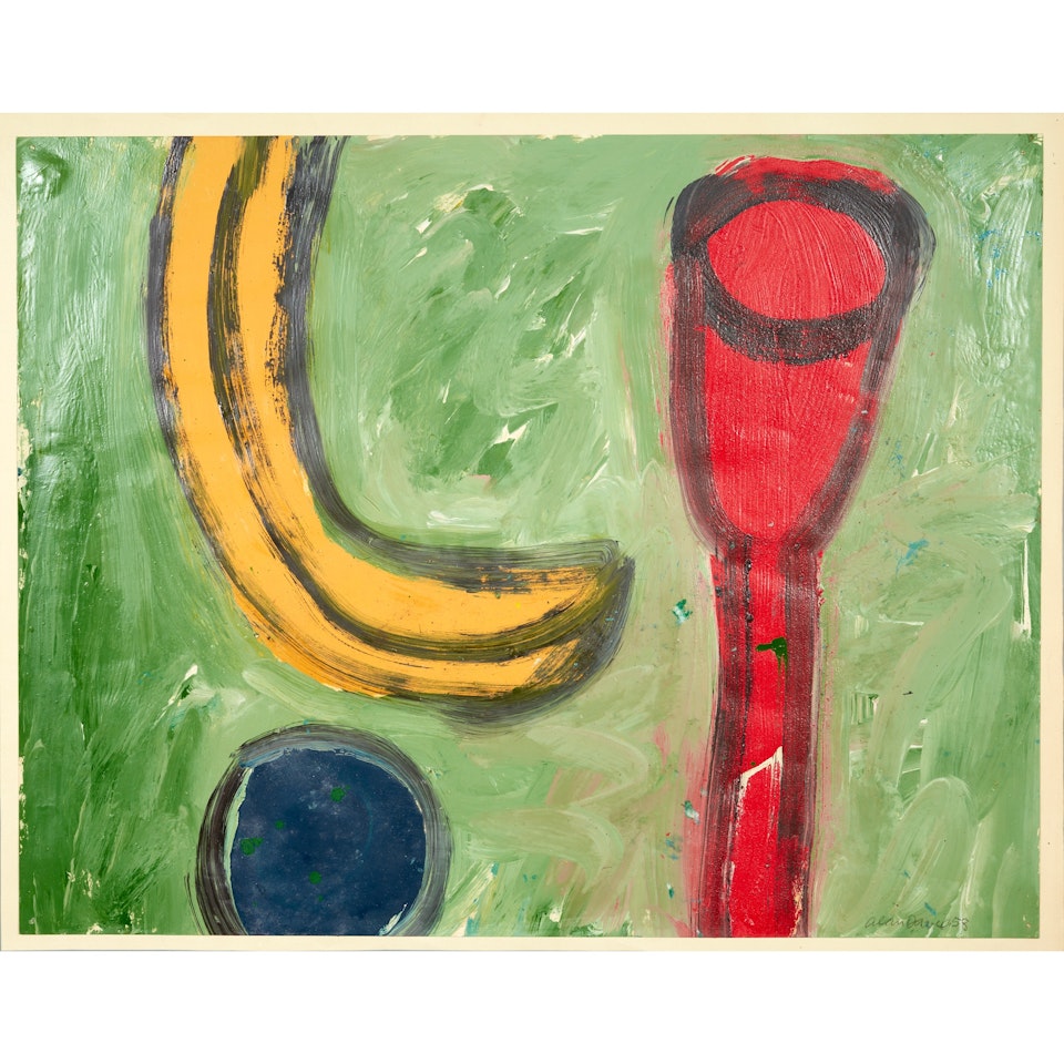 BANANA GLASS, OG.30A by Alan Davie