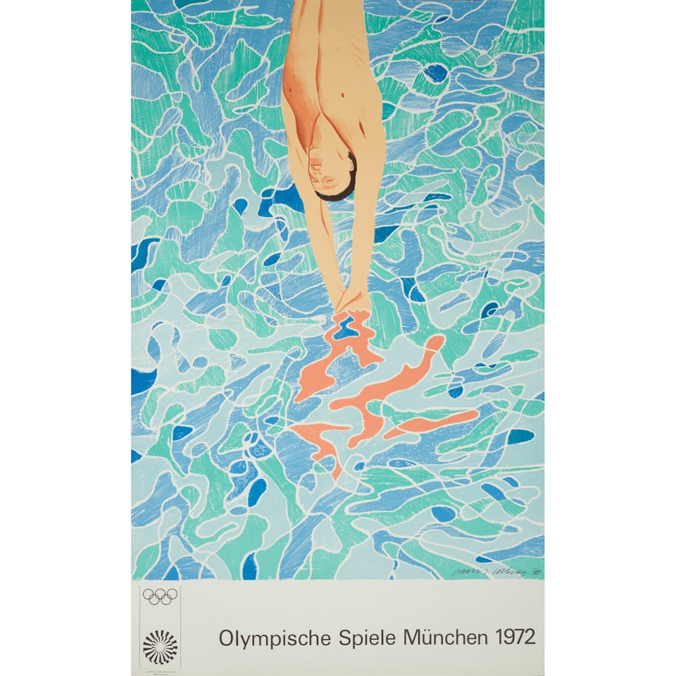 OLYMPISCHE SPIELE MÜNCHEN; (BAGGOTT 34) by David Hockney