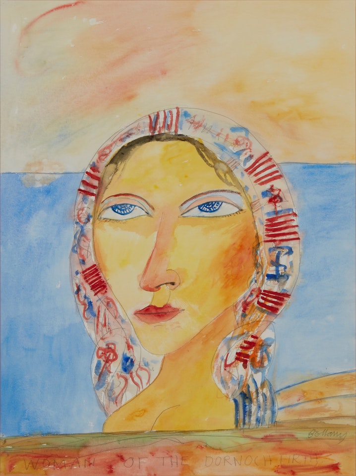 WOMAN OF THE DORNOCH FIRTH by John Bellany