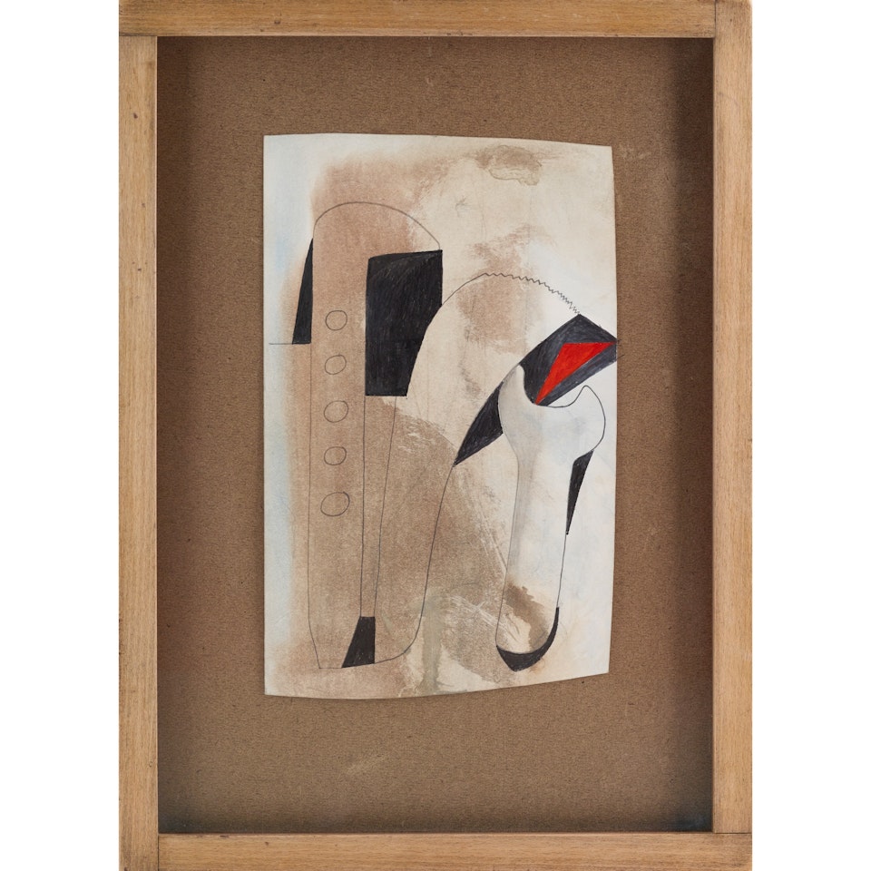small red diamond by Ben Nicholson, O.M.