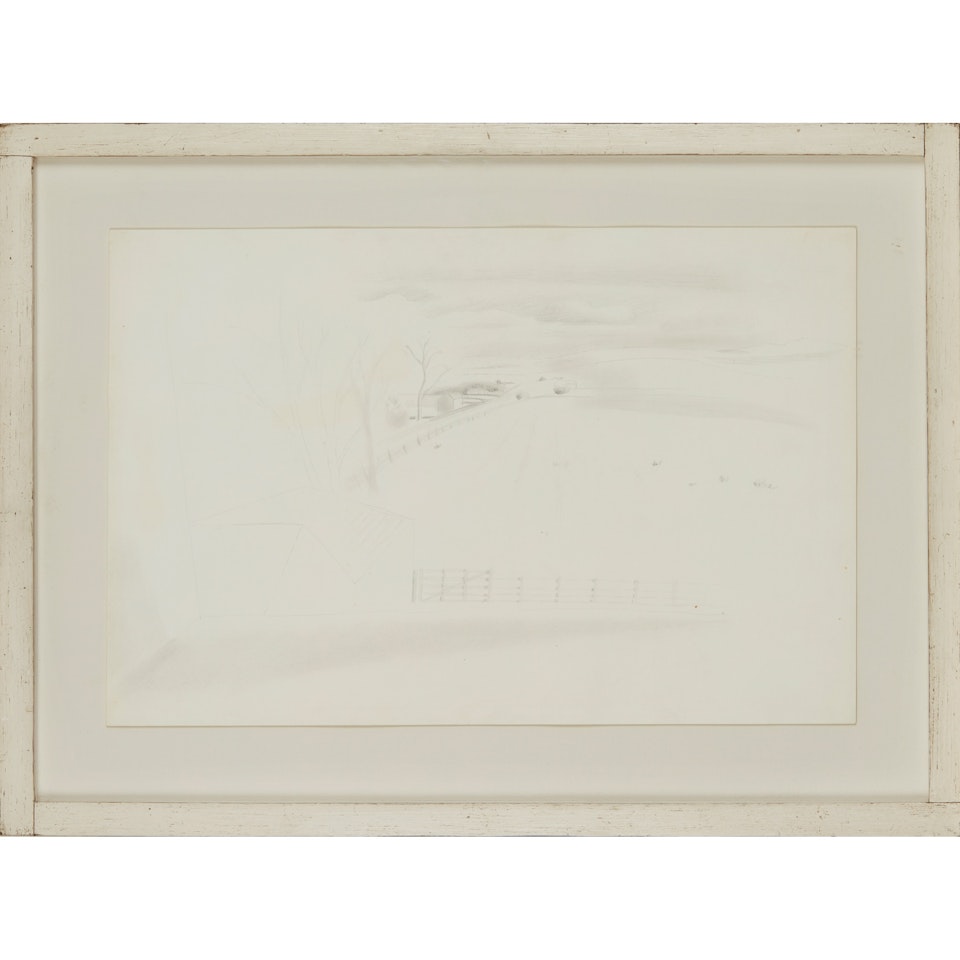 View from Bankshead Looking East by Ben Nicholson, O.M.