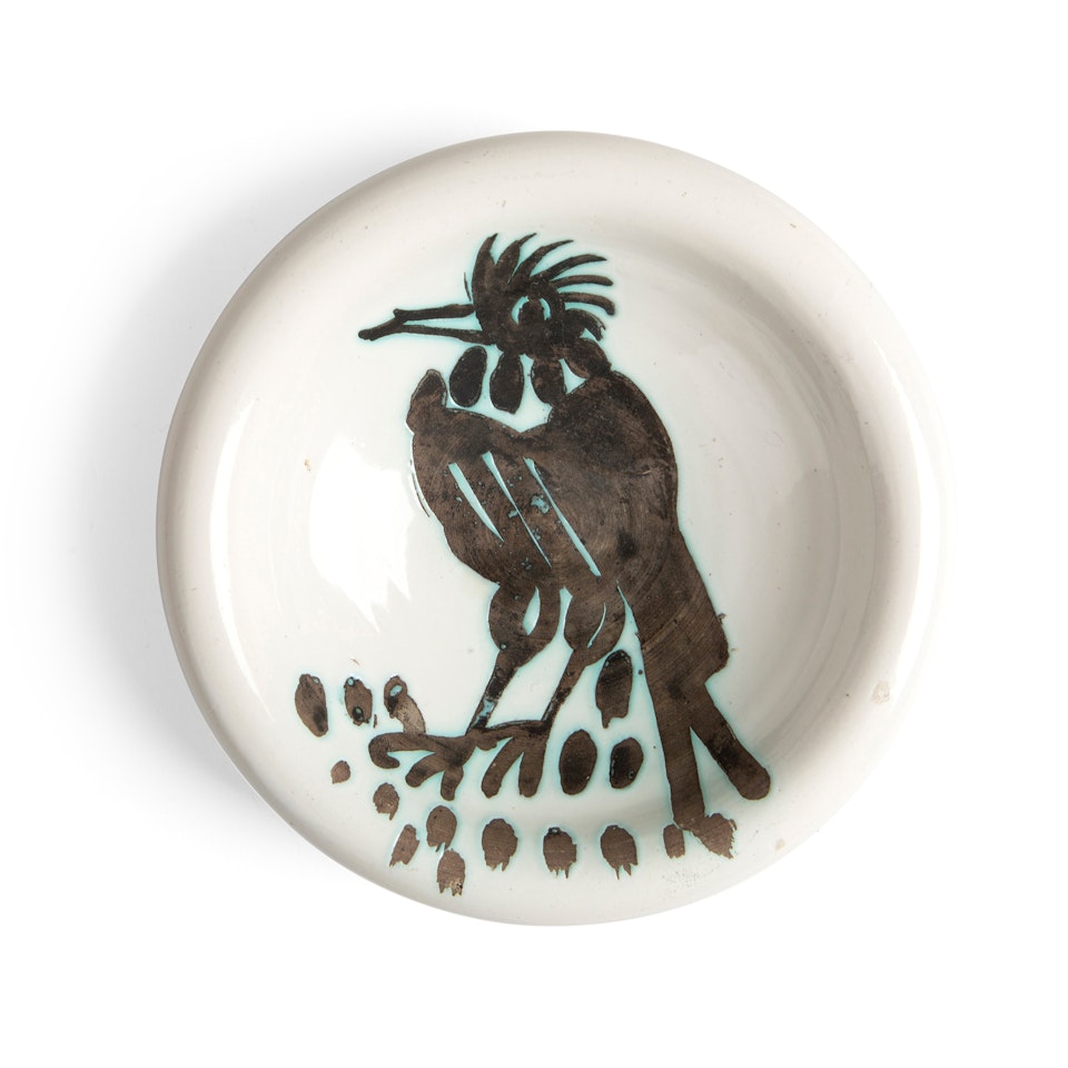 Oiseau à la huppe Bowl (A.R. 173) by Pablo Picasso