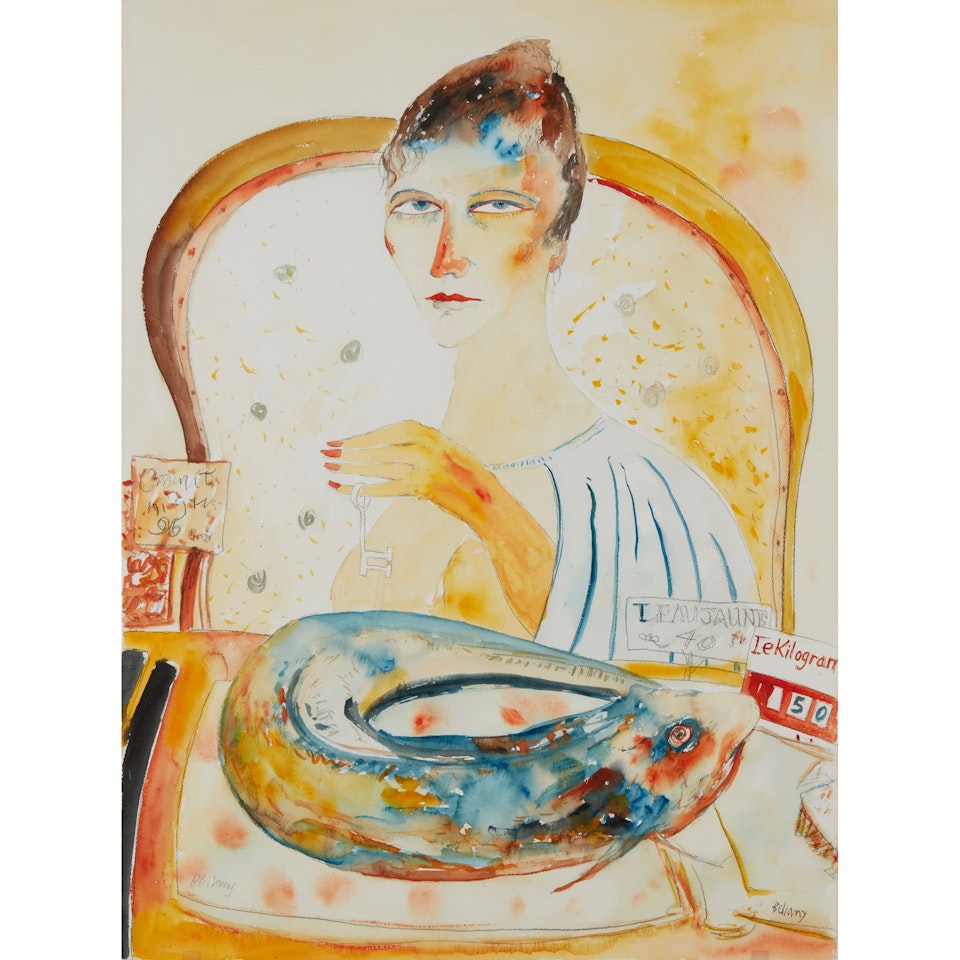 JEUNE FILLE, LE TRÉPORT by John Bellany