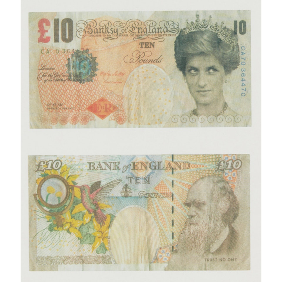 DI-FACED TENNER by Banksy