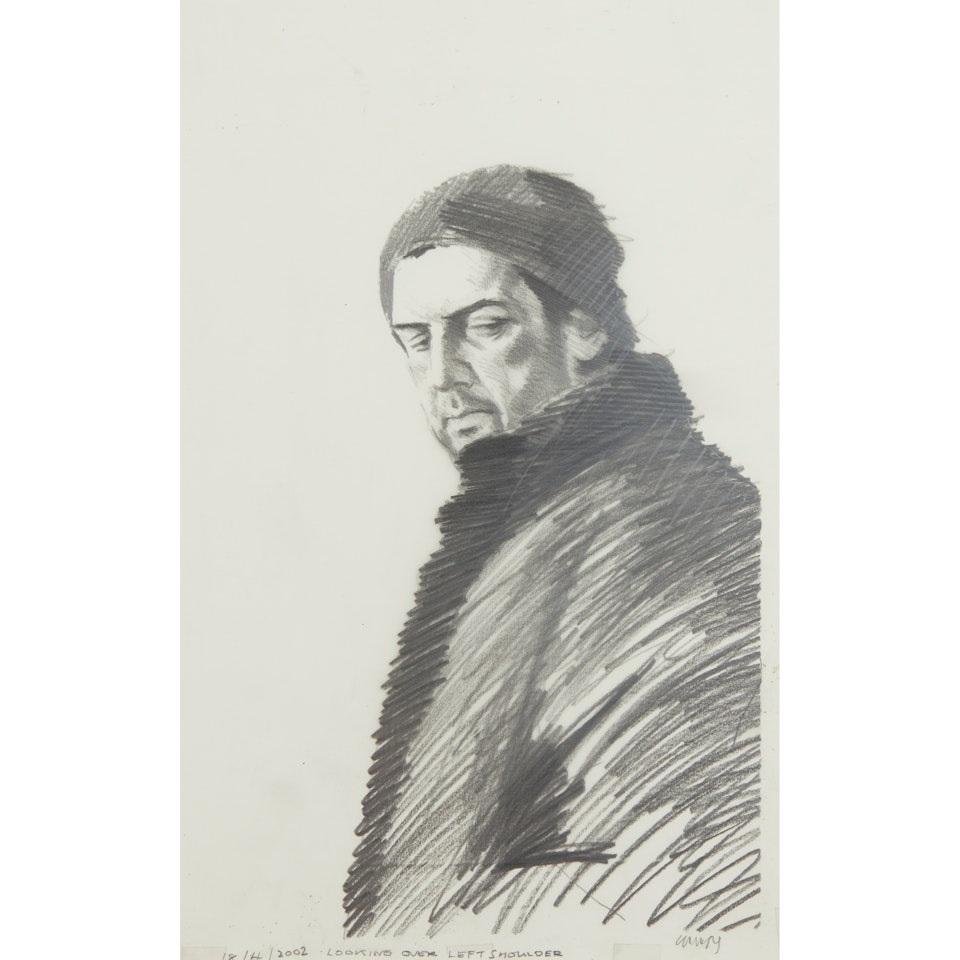 LOOKING OVER LEFT SHOULDER by Stephen Conroy