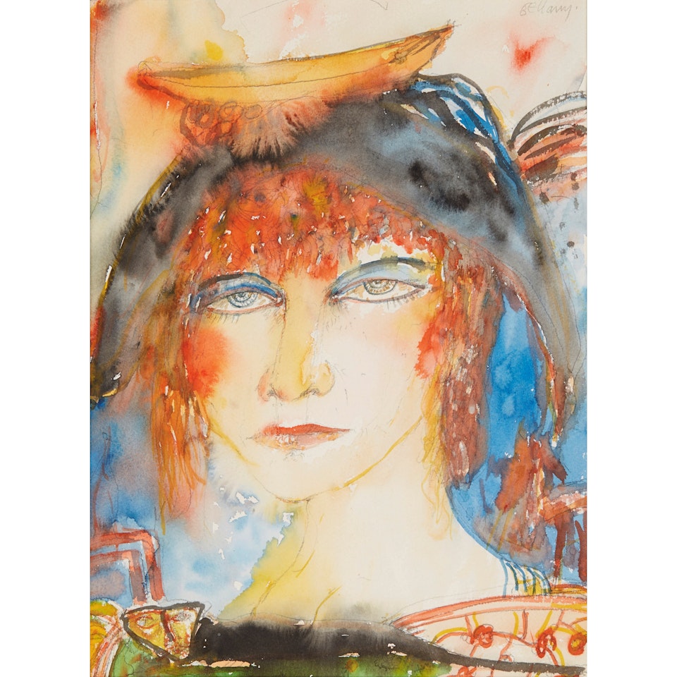 ENIGMATIC FISHWOMAN II by John Bellany