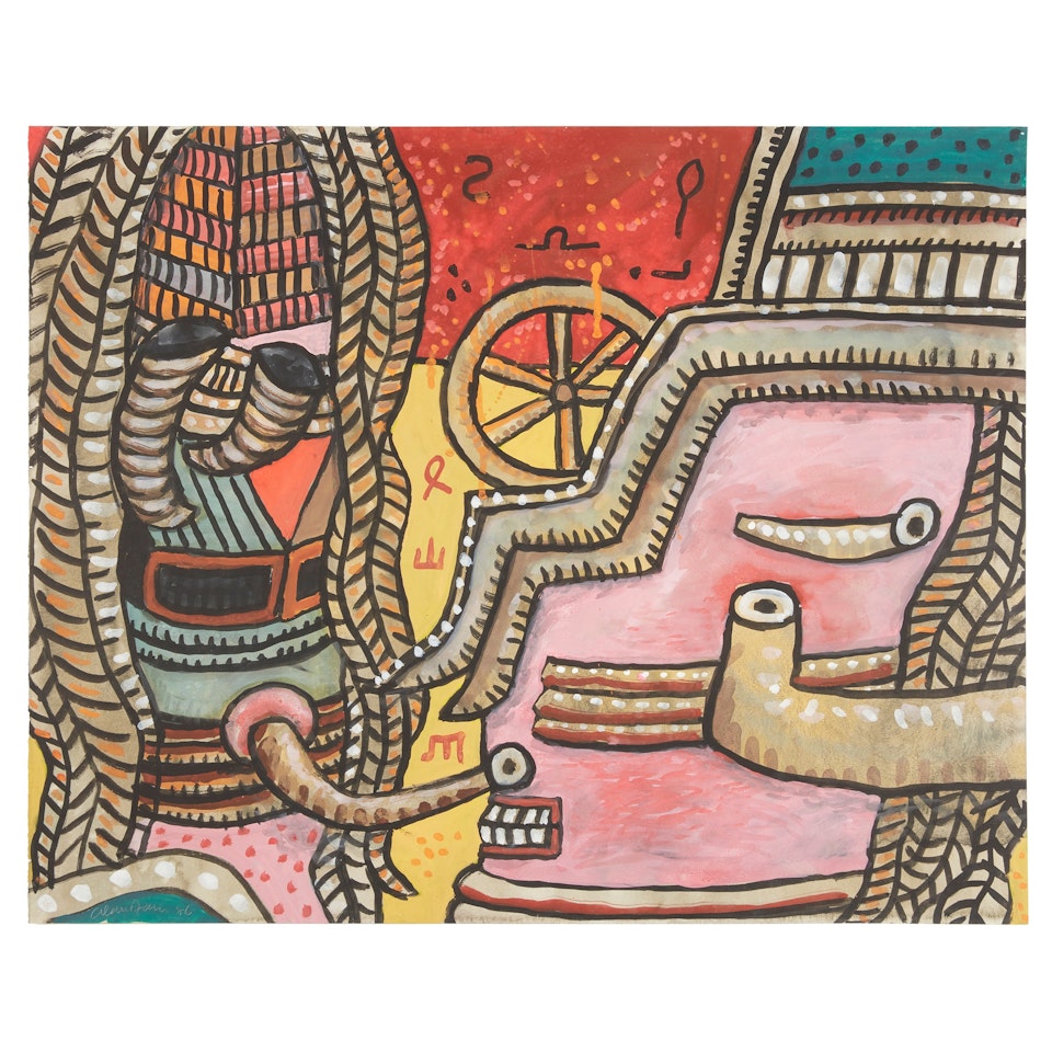 OPUS G.1958: CONVERSATION NO.2 by Alan Davie