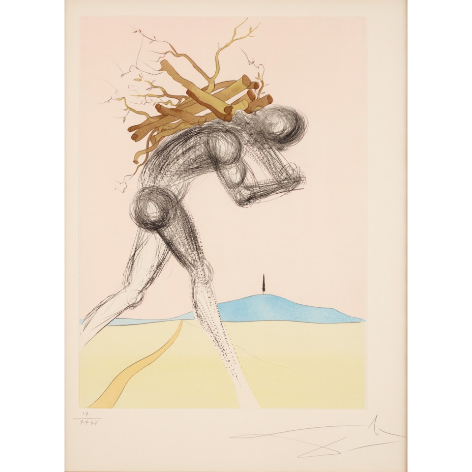 ISSACHER, FROM 'TWELVE TRIBES OF ISRAEL' by Salvador Dali