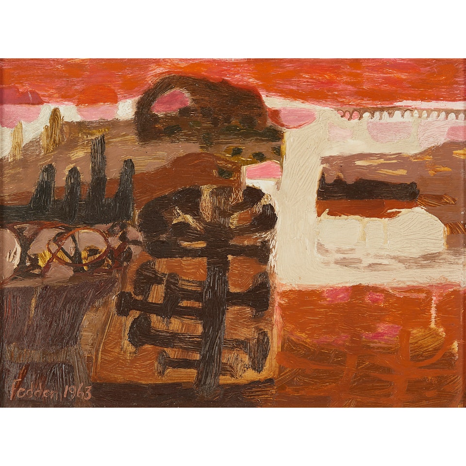 A Wooded Landscape by Mary Fedden